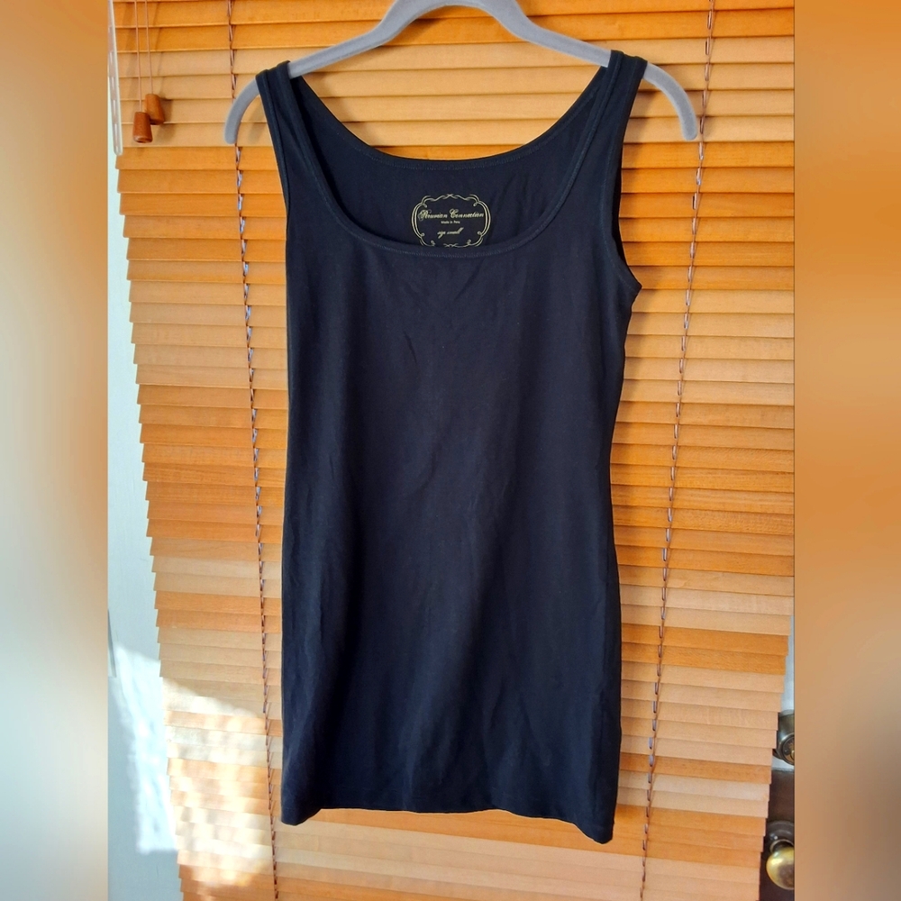 Peruvian Connection classic long tank black NWOT